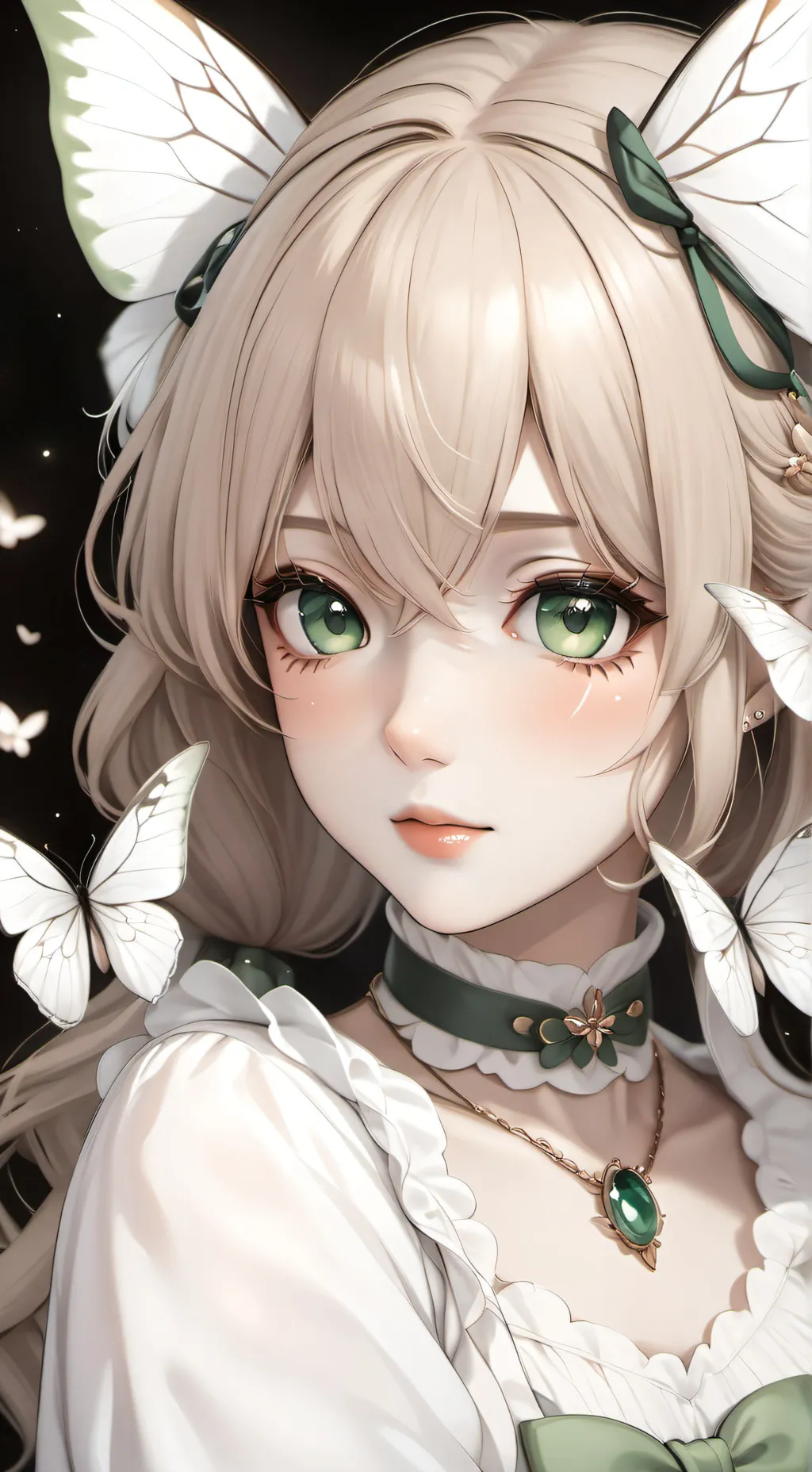 ai character: Poline_🍧 background