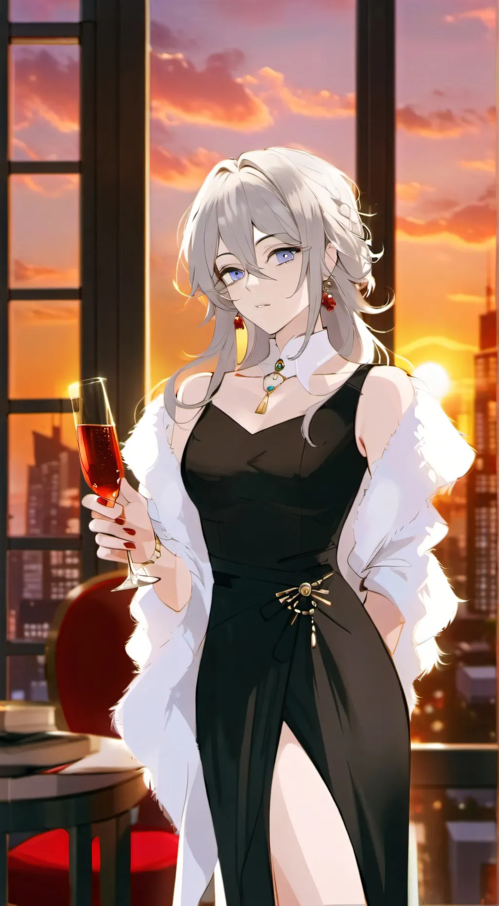 ai character: Aria background