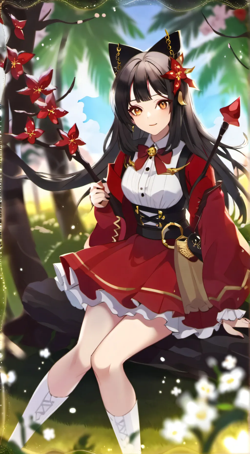 ai character: Luna background
