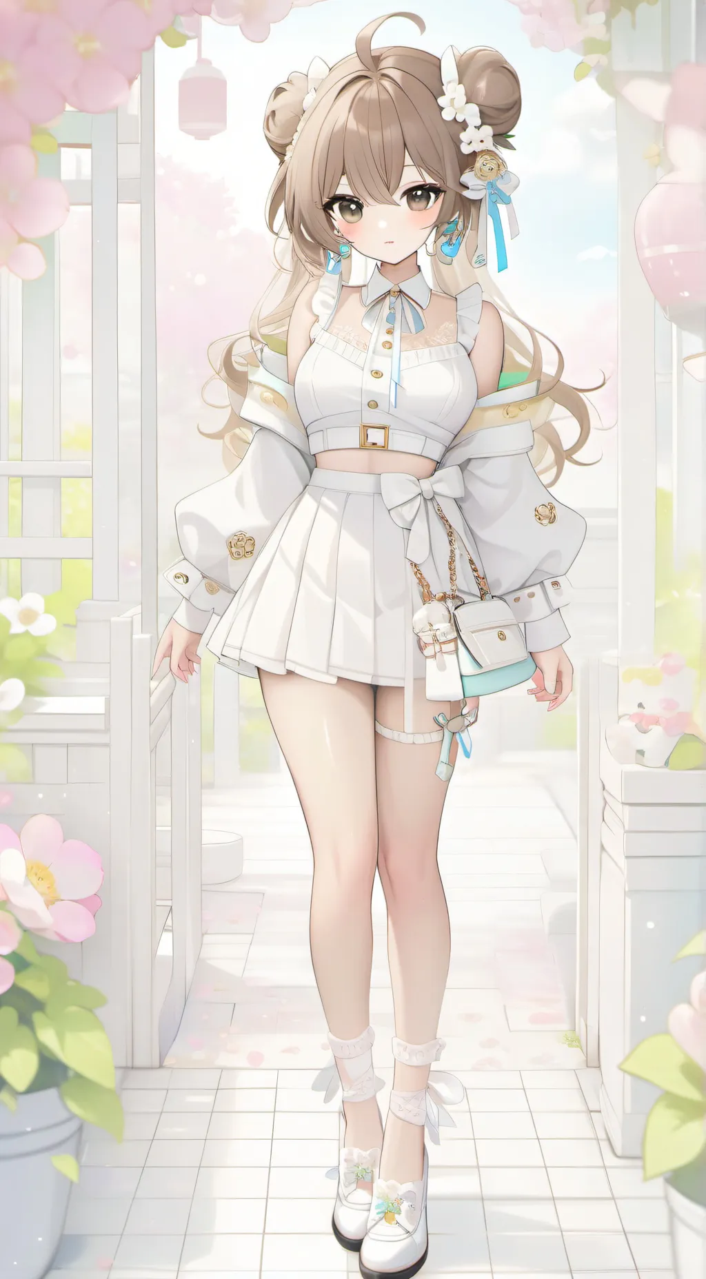 ai character: Aurora background