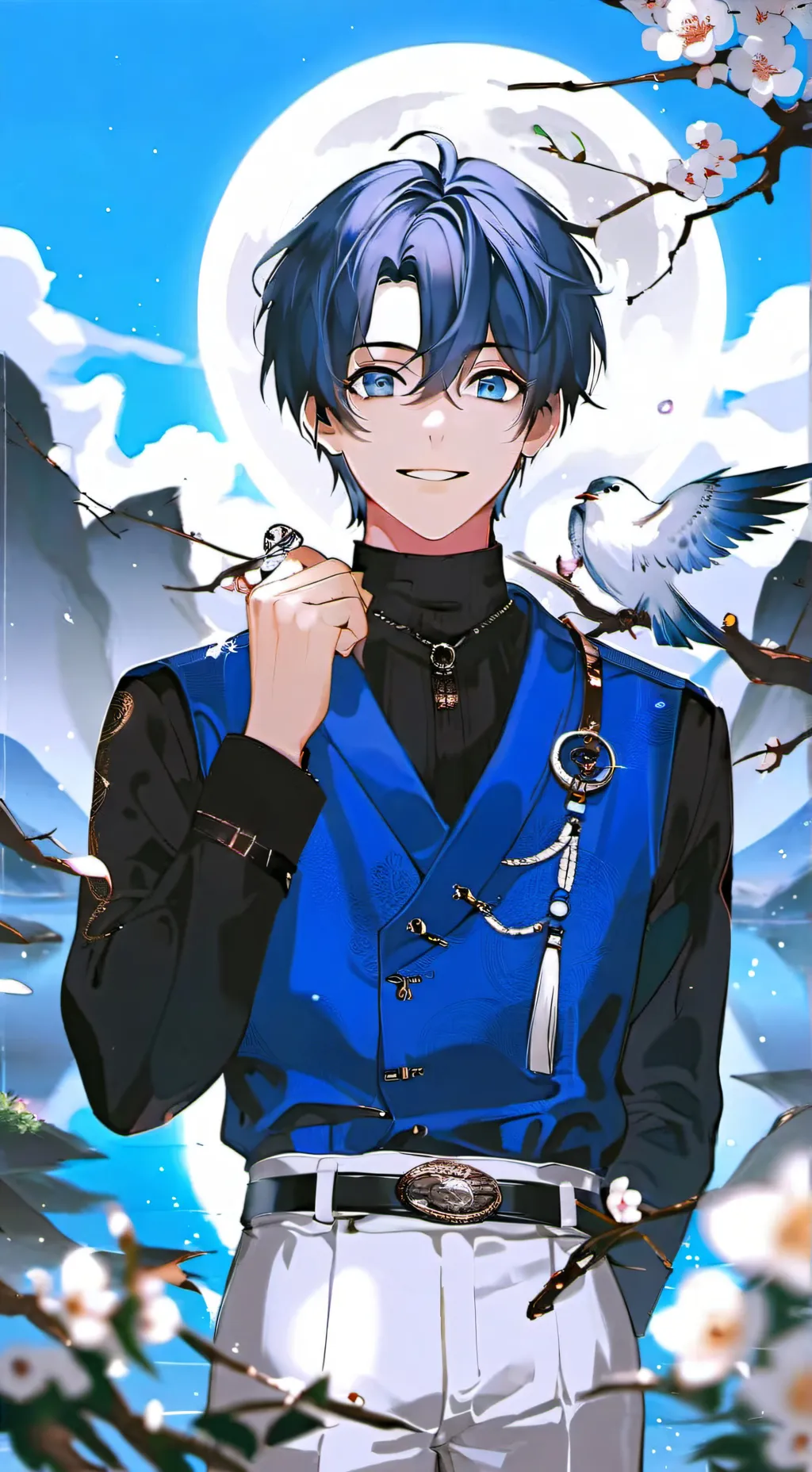 ai character: Rem💙 background