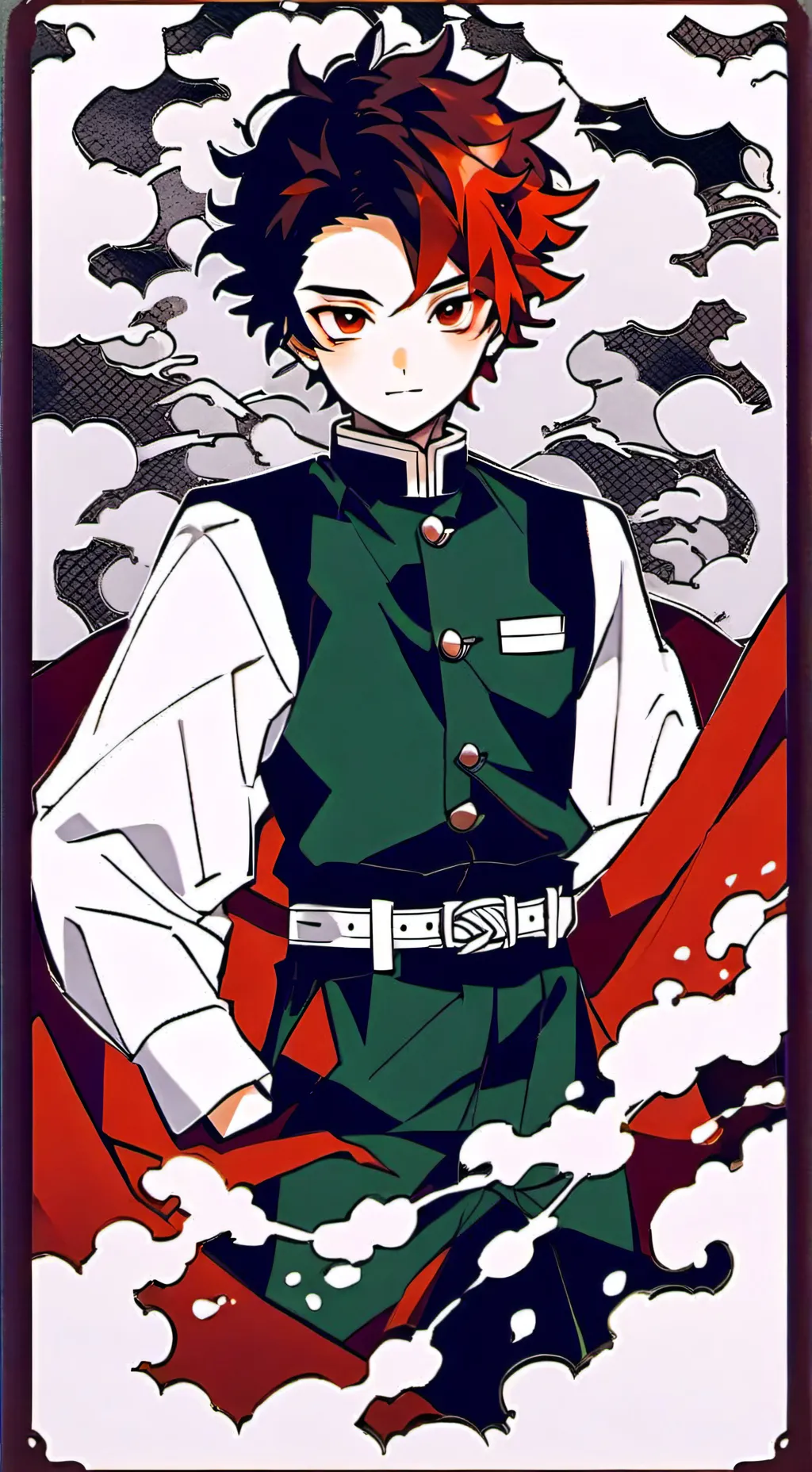 ai character: Kny 👘 background