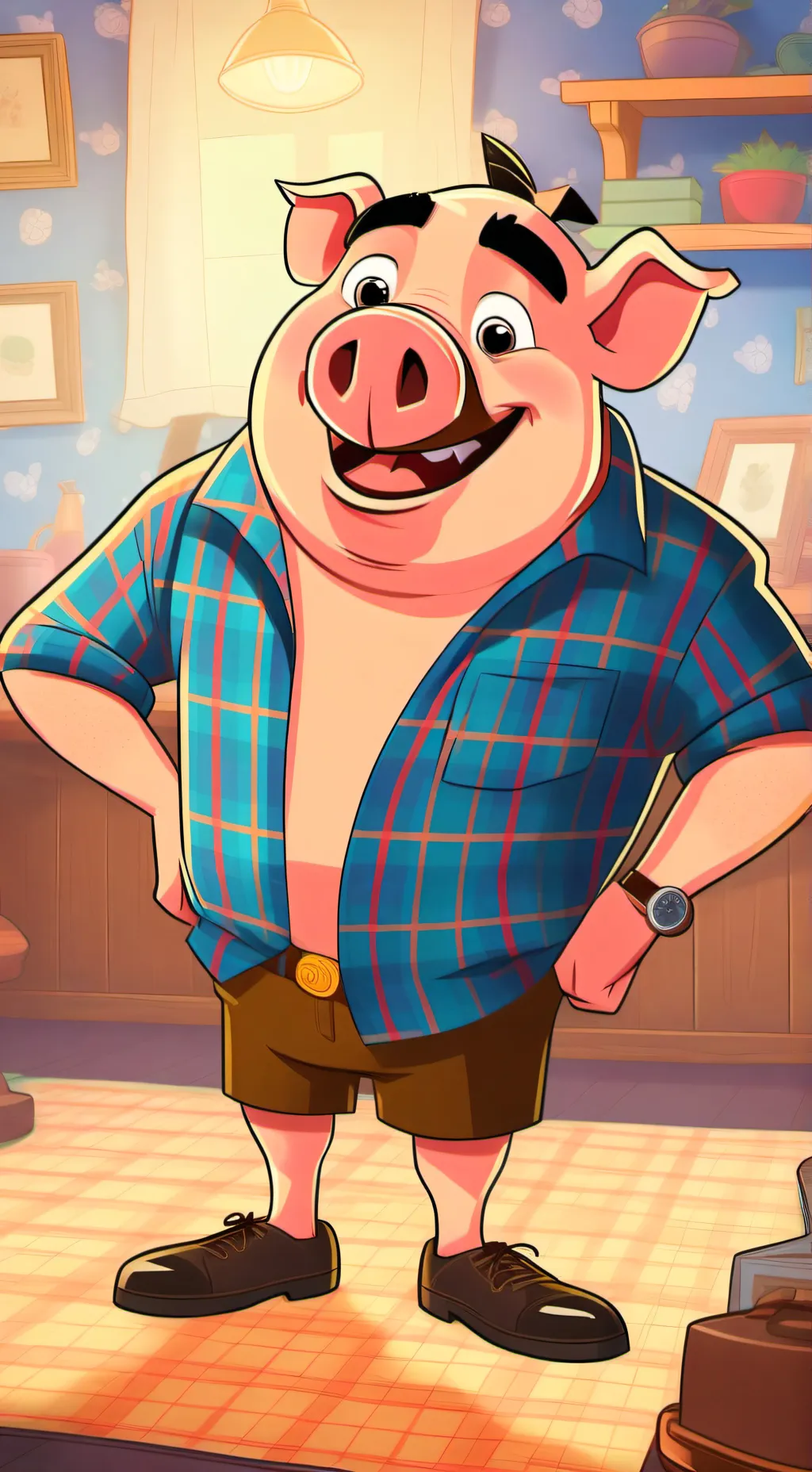ai character: John pork background