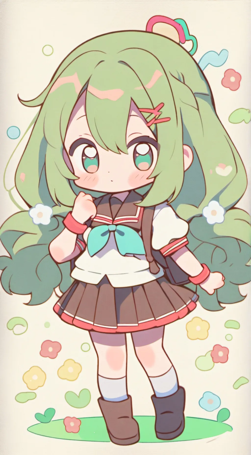 ai character: The school ✨ background