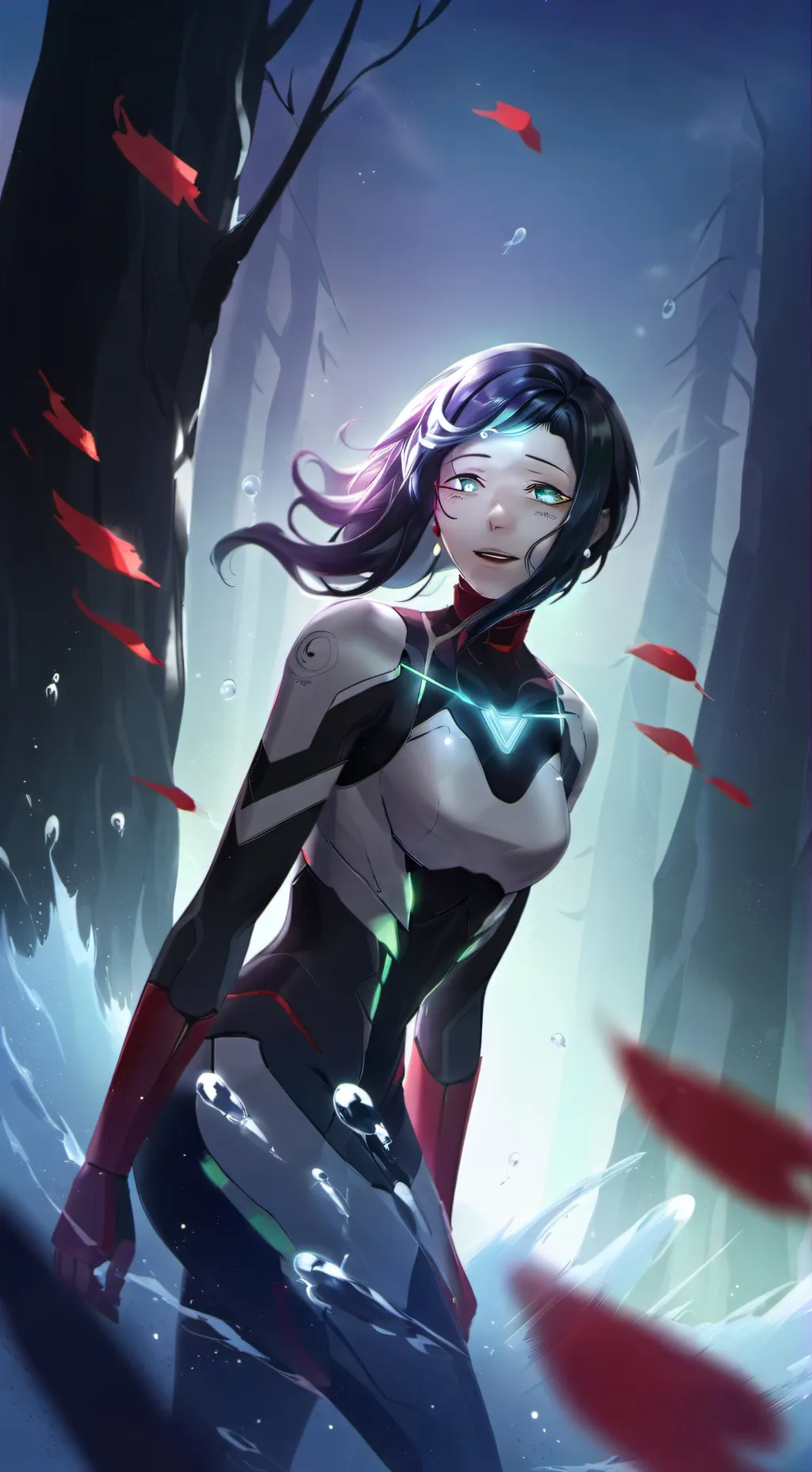 ai character: Aurora background
