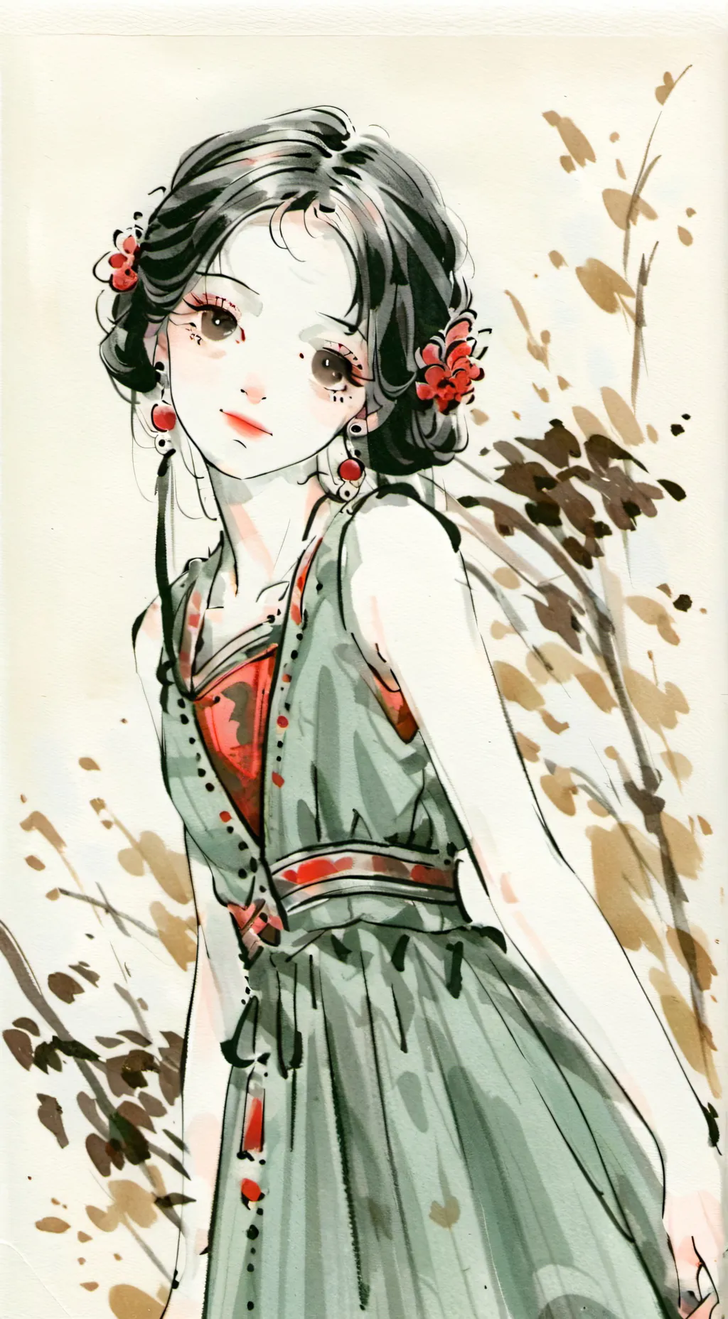 ai character: Luna background