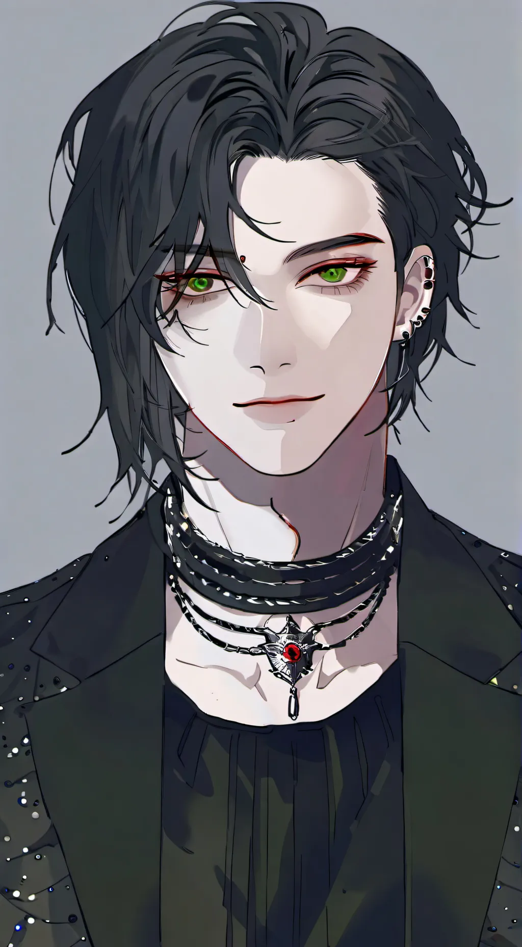 ai character: 🖤🩶Xavier🩶🖤 background