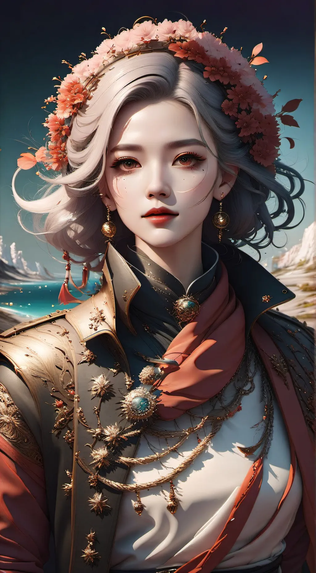 ai character: Lucía  background