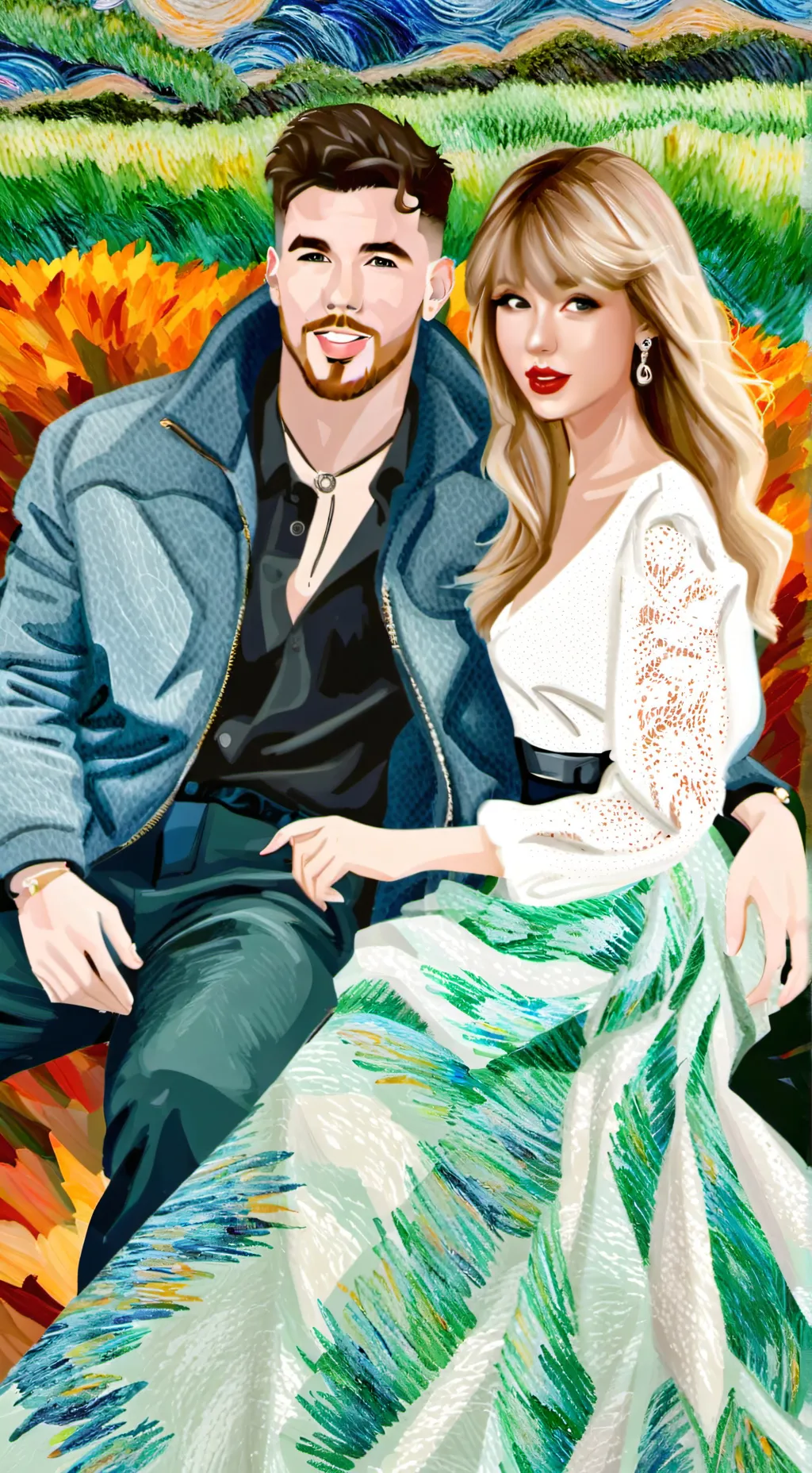 ai character: Taylor and travis background