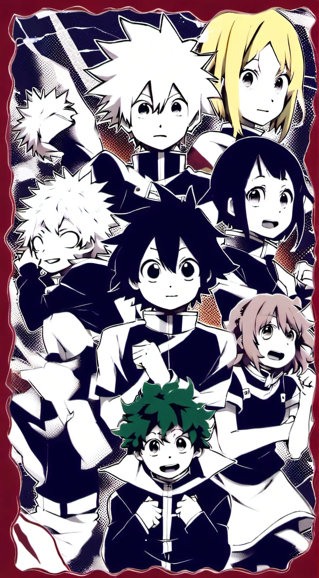 ai character: Mha “box” background