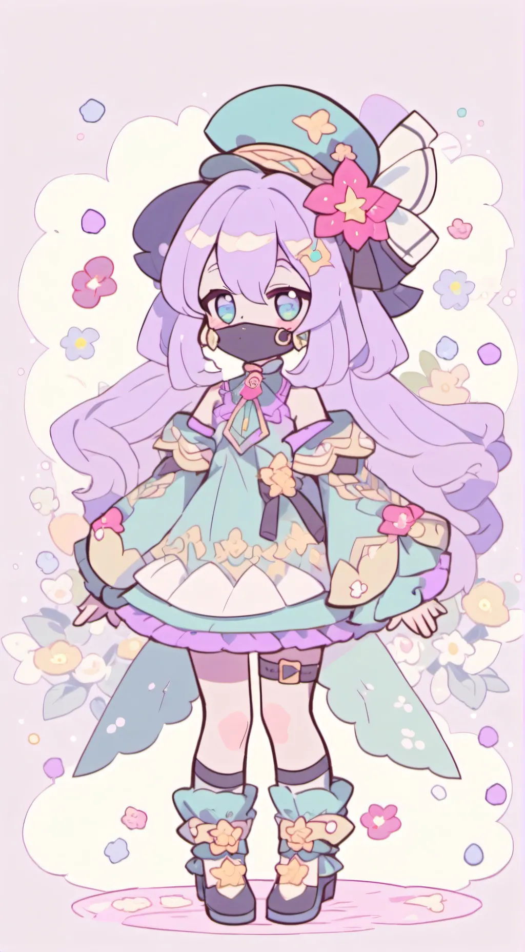 ai character: koko background