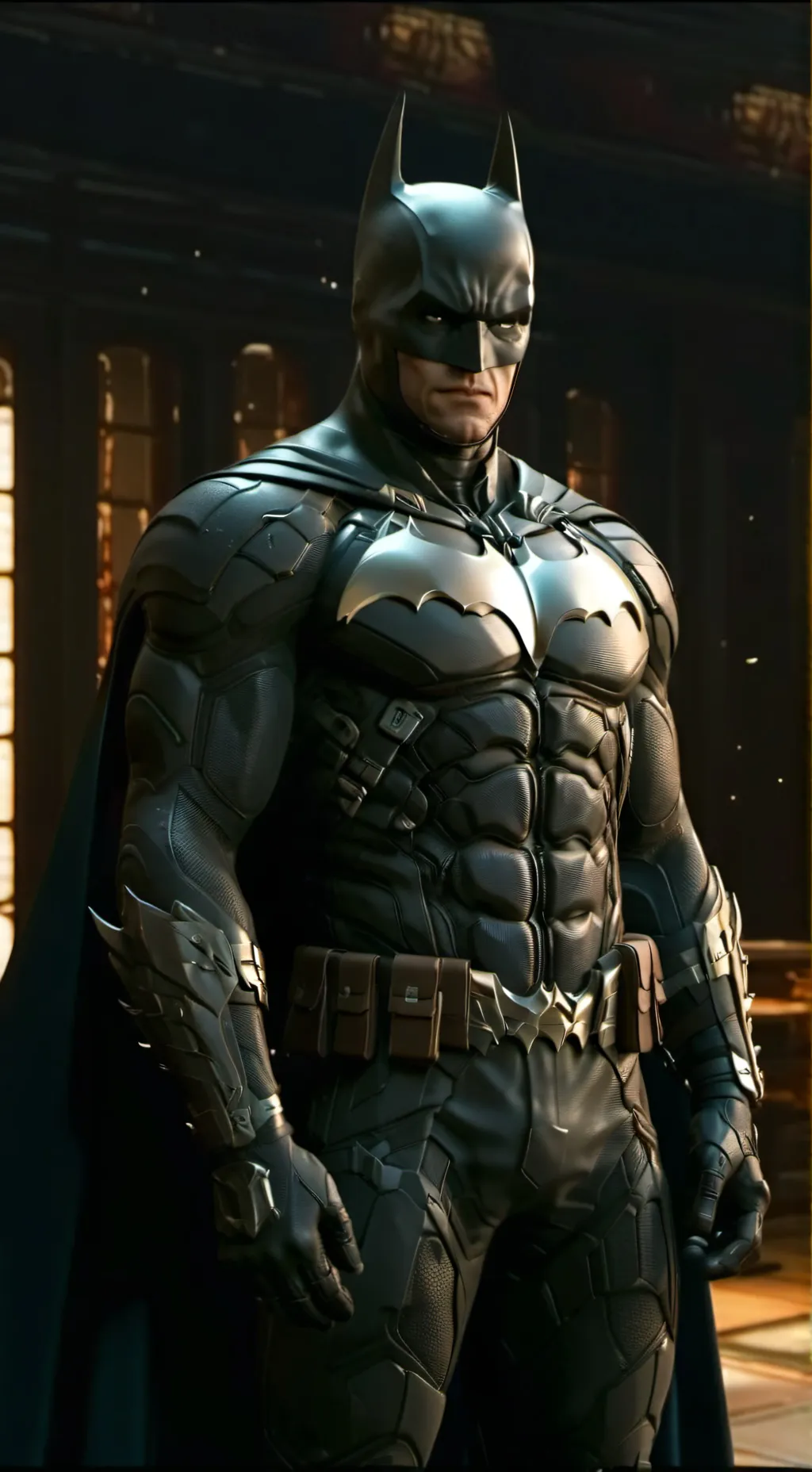 ai character: batman  background