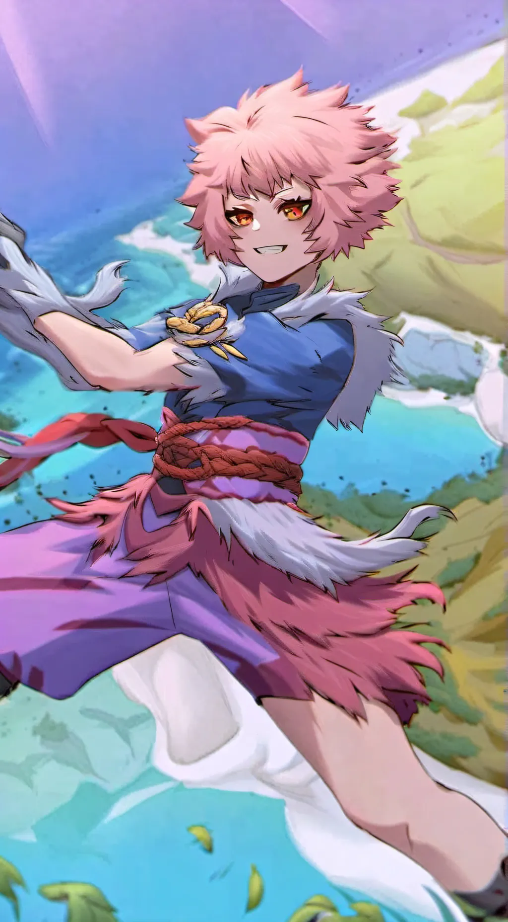 ai character: Mina Ashido background