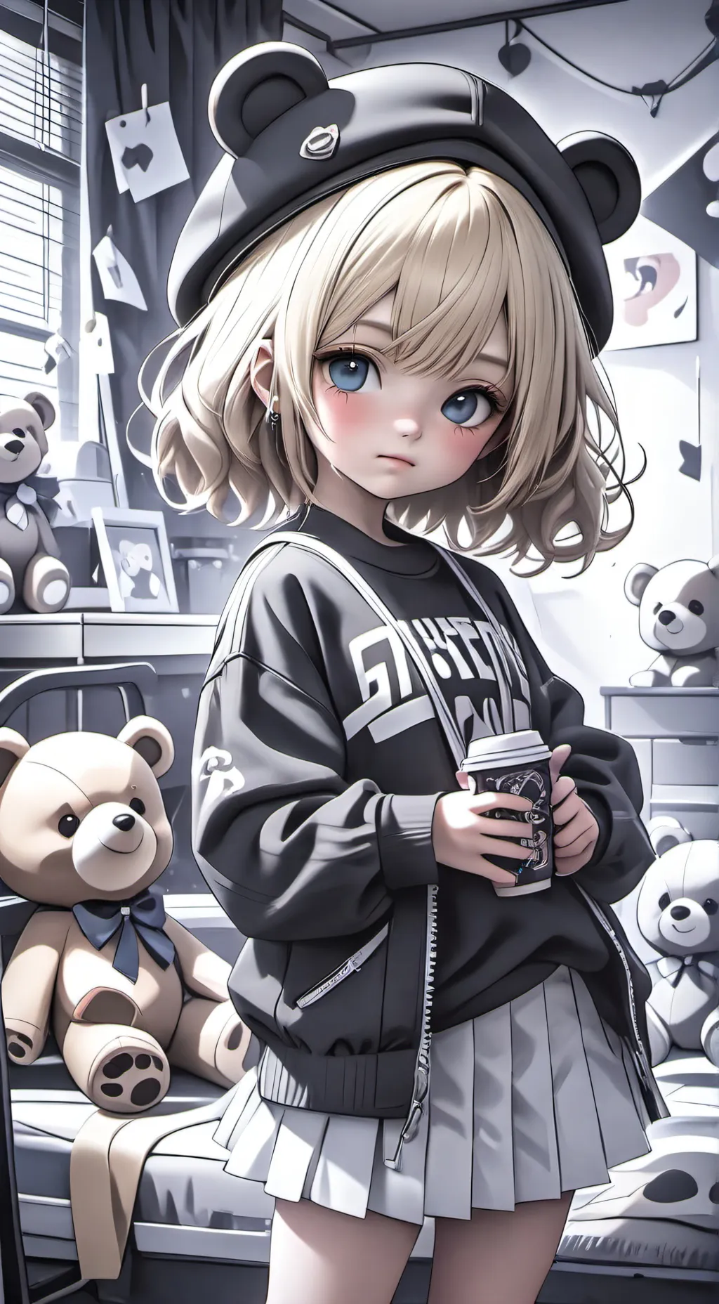 ai character: Goldie background