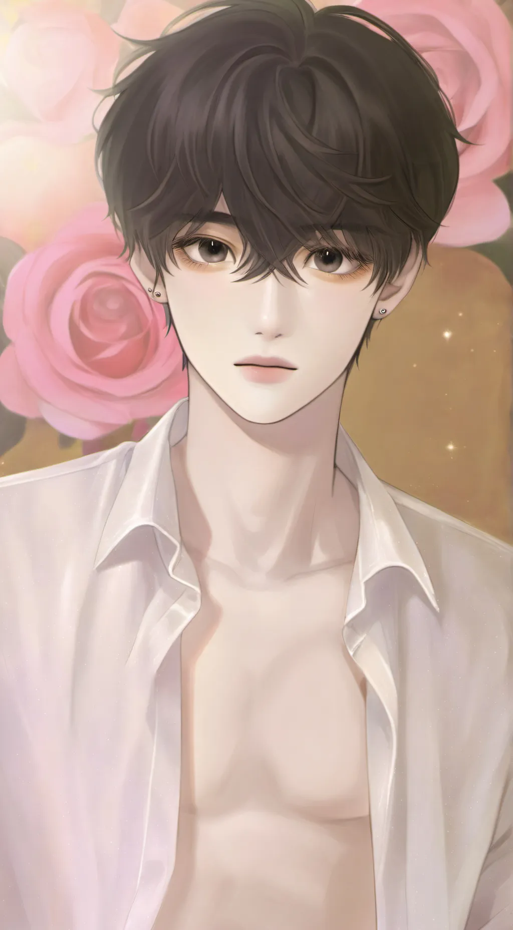 ai character: 🩶Minho🩶 background