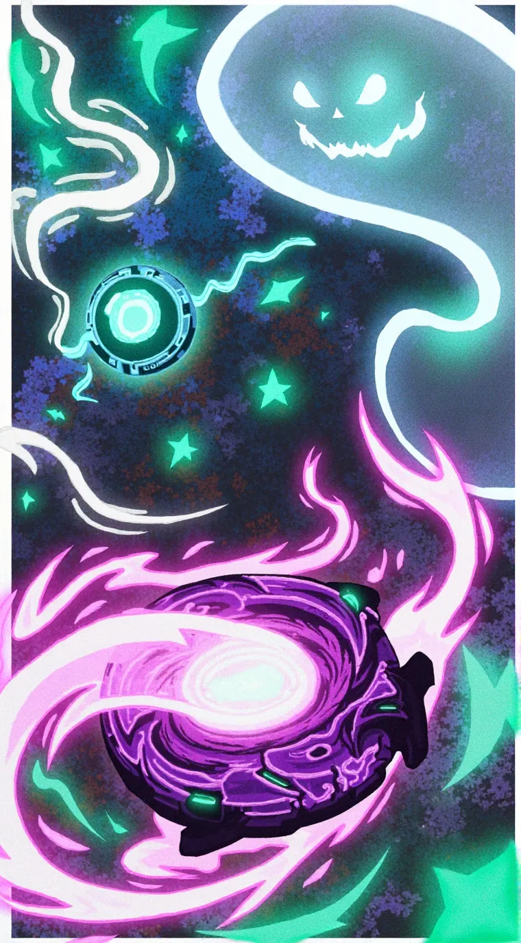 ai character: Lost Beyblades  background