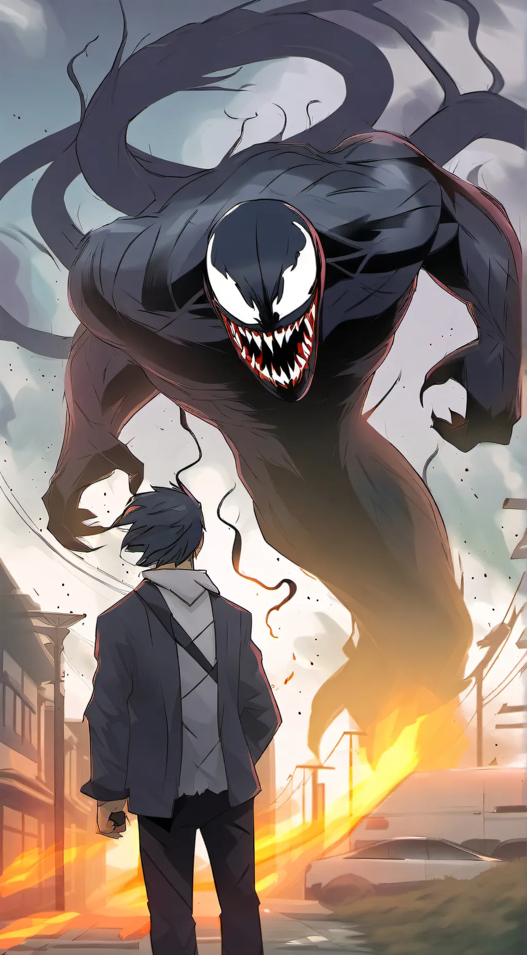 ai character: venom background