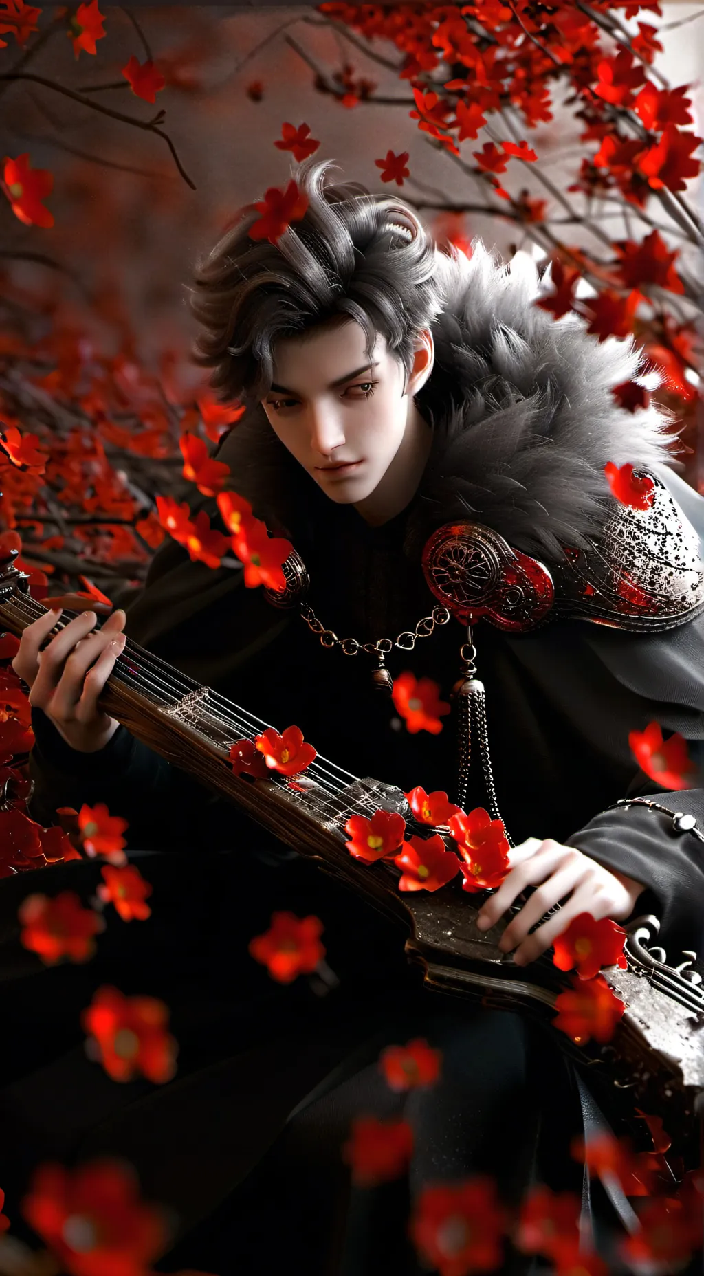 ai character: đəªťh background
