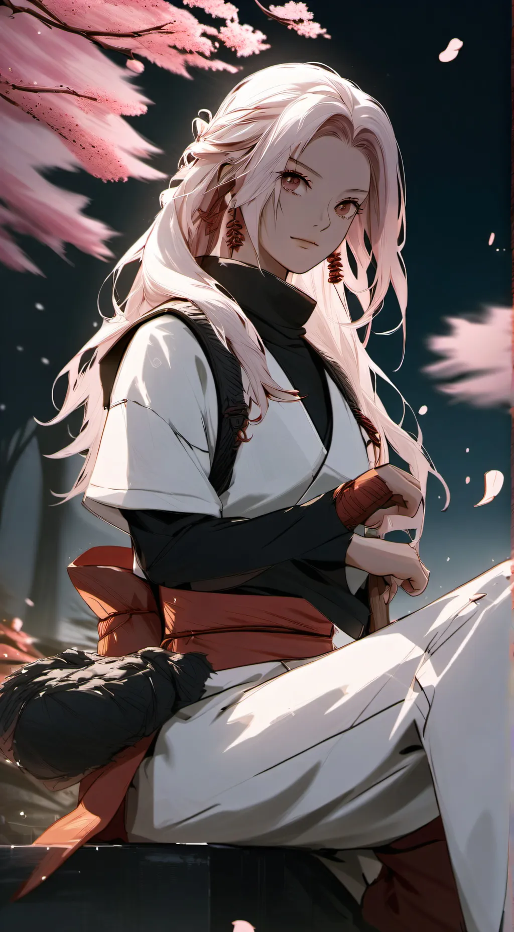 ai character: Sakura background