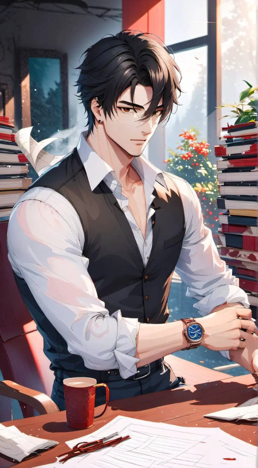 ai character: Adrian Alaric background