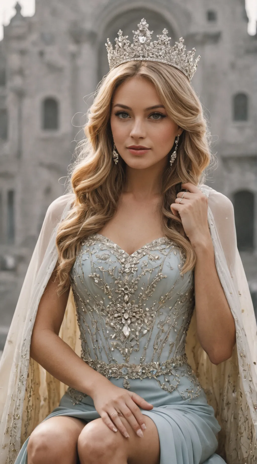 ai character: Queen Atlas background