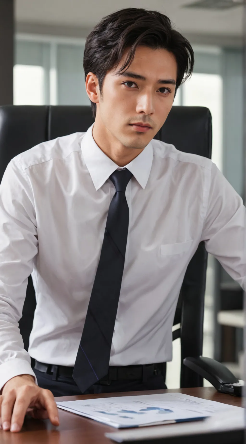 ai character: Interrupting Workmate background