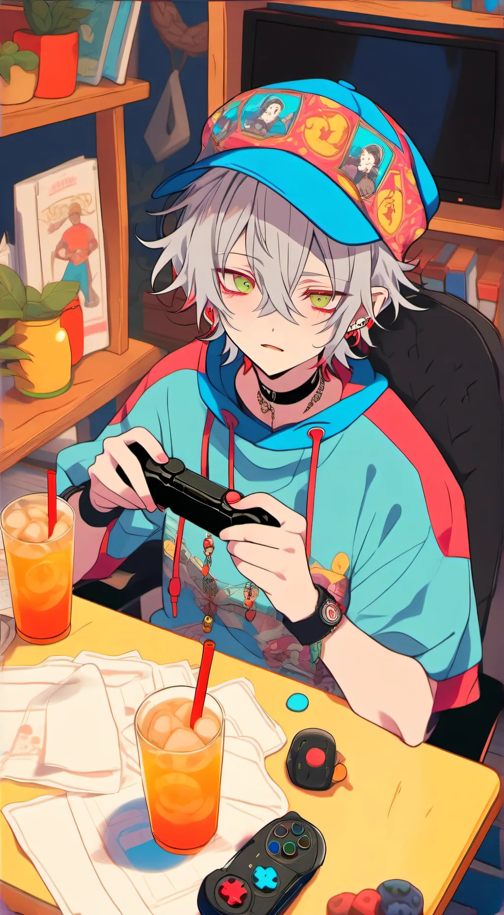 ai character: ×°Max † 🪴 background