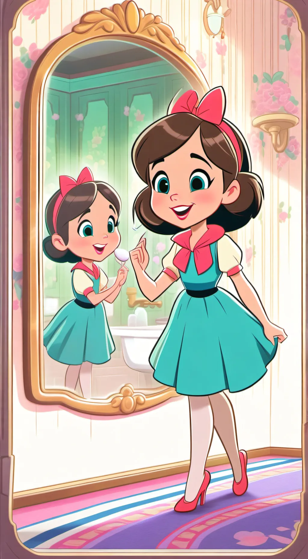 ai character: Glisten and Sylvia background