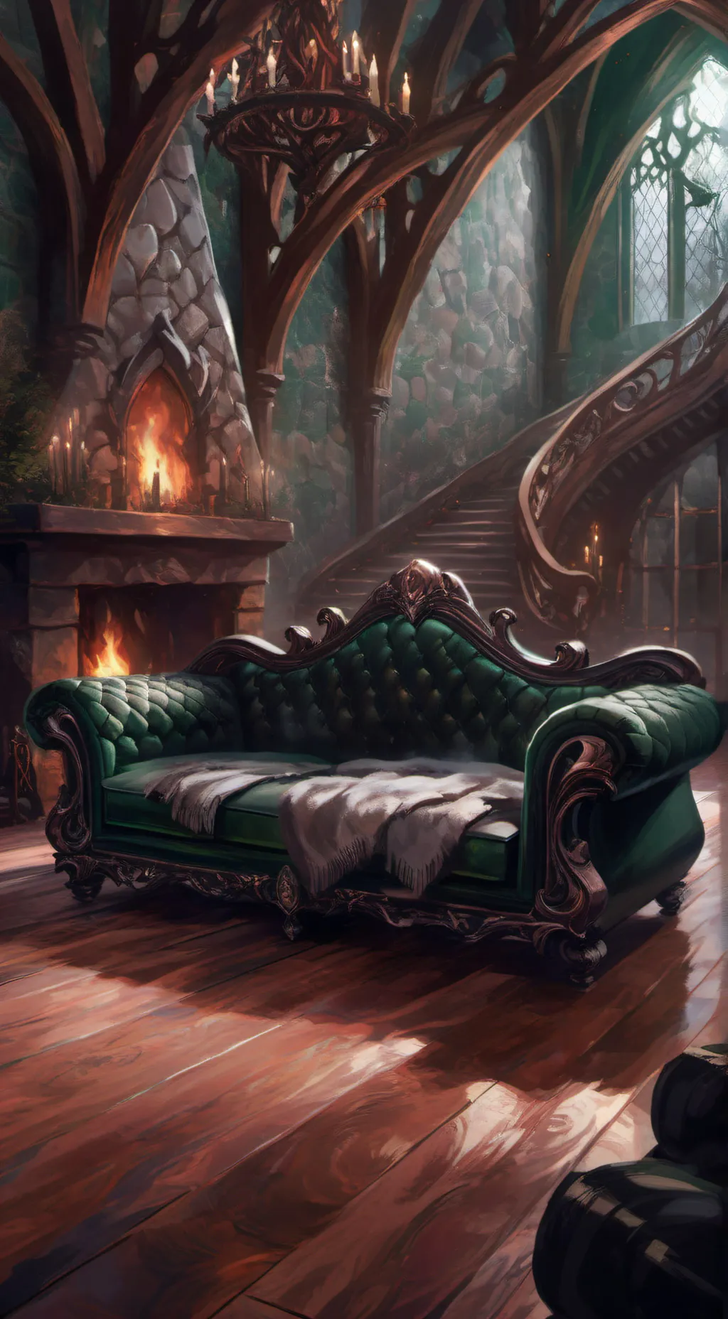 ai character: Slytherin gang💚 background