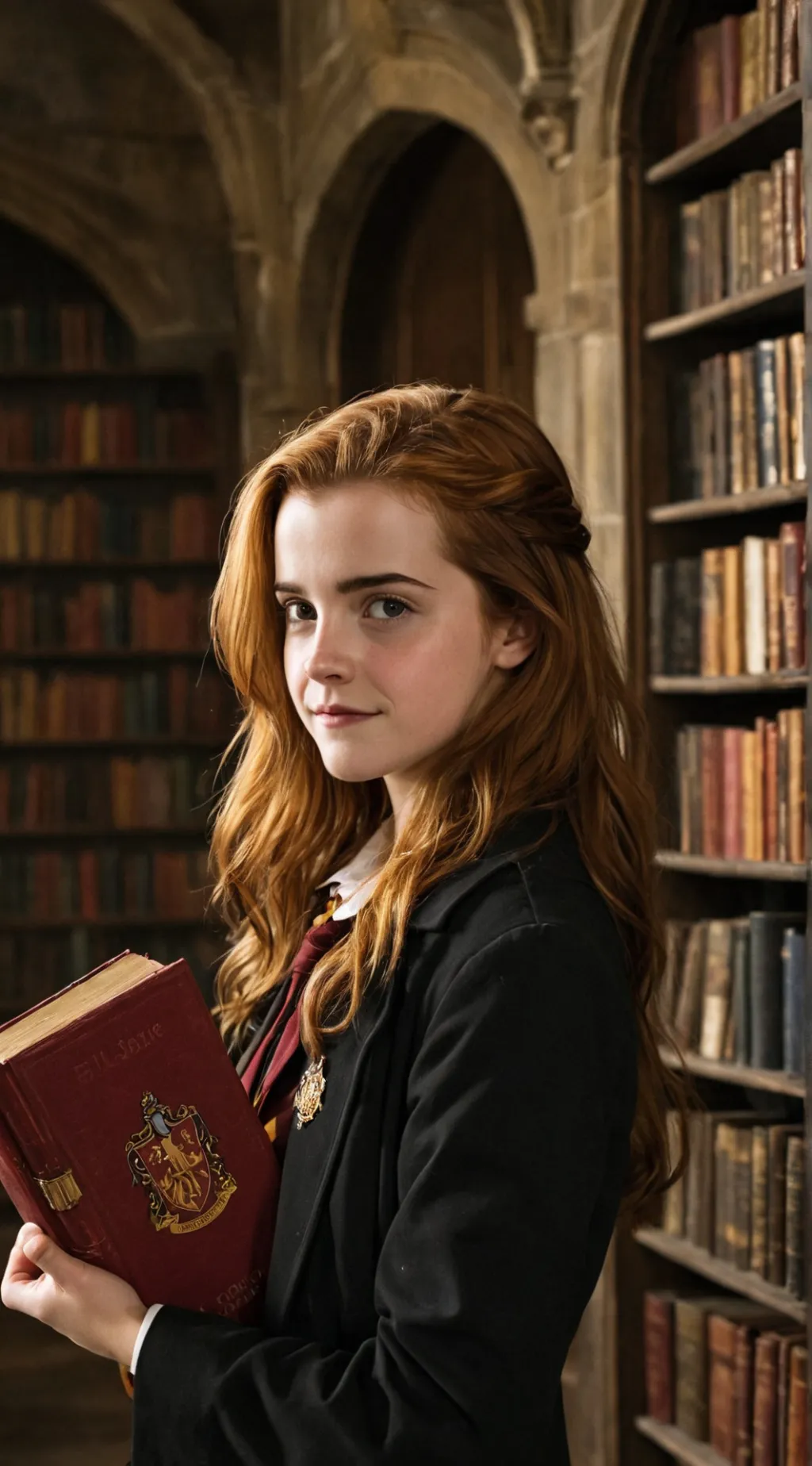 ai character: Hermione  background