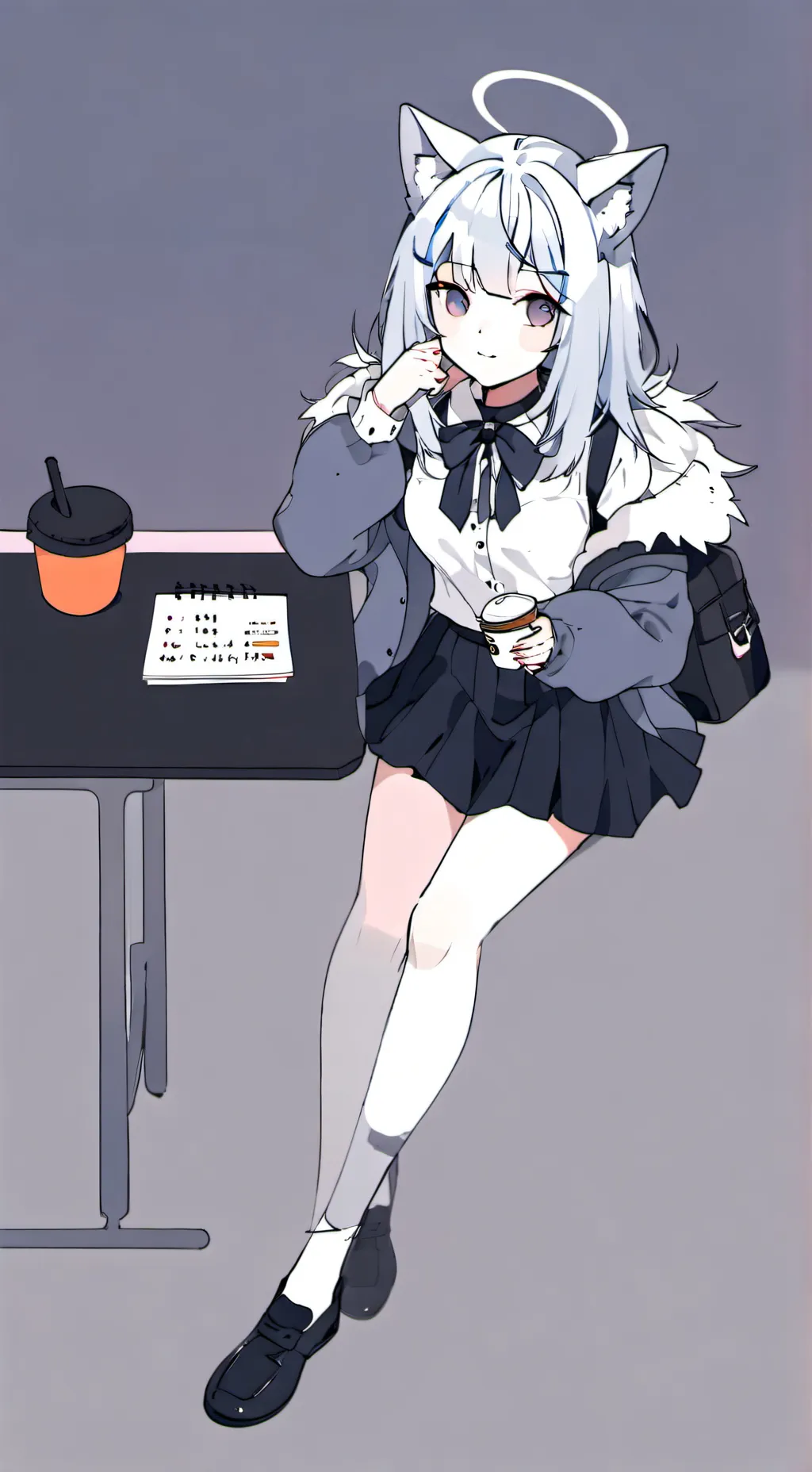ai character: Izzy  background