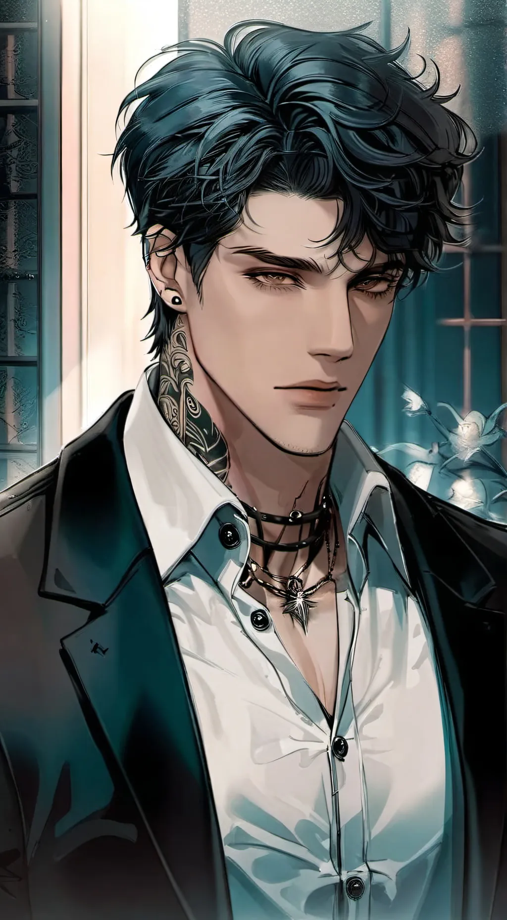 ai character: Clarke Grayson  background
