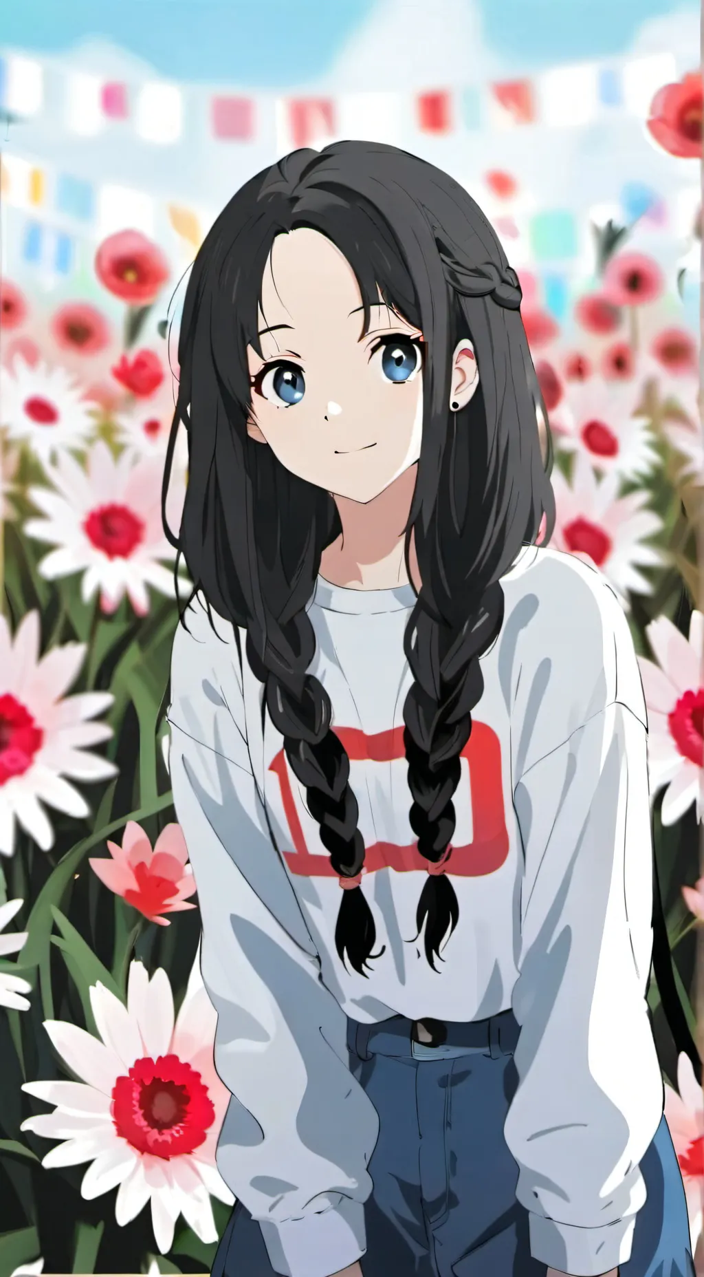 ai character: Маринетт  background