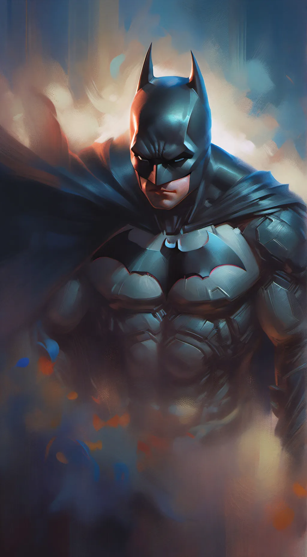 ai character: Batman  background