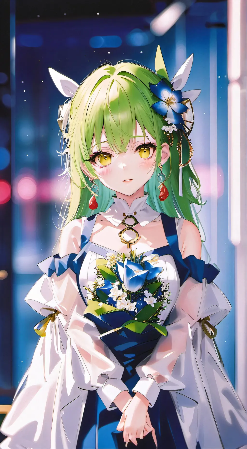 ai character: Café! background