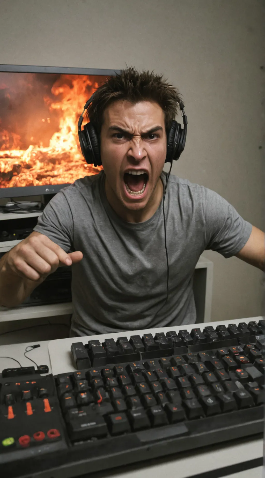 ai character: rage player background