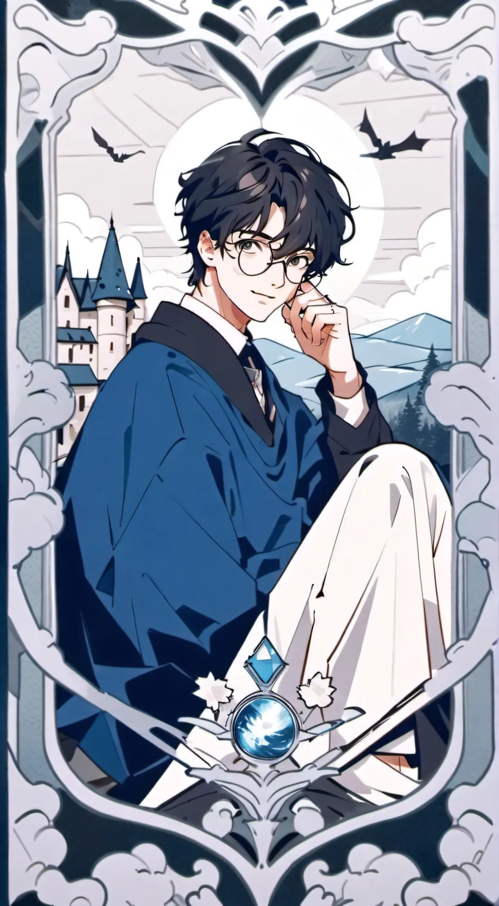 ai character: harry background