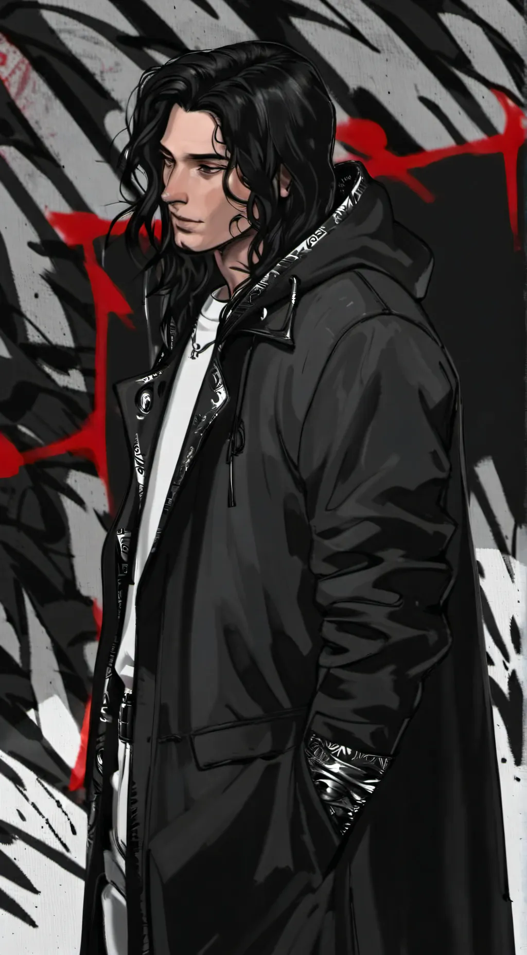 ai character: 🎬🌙 Luis ✨🖤 background