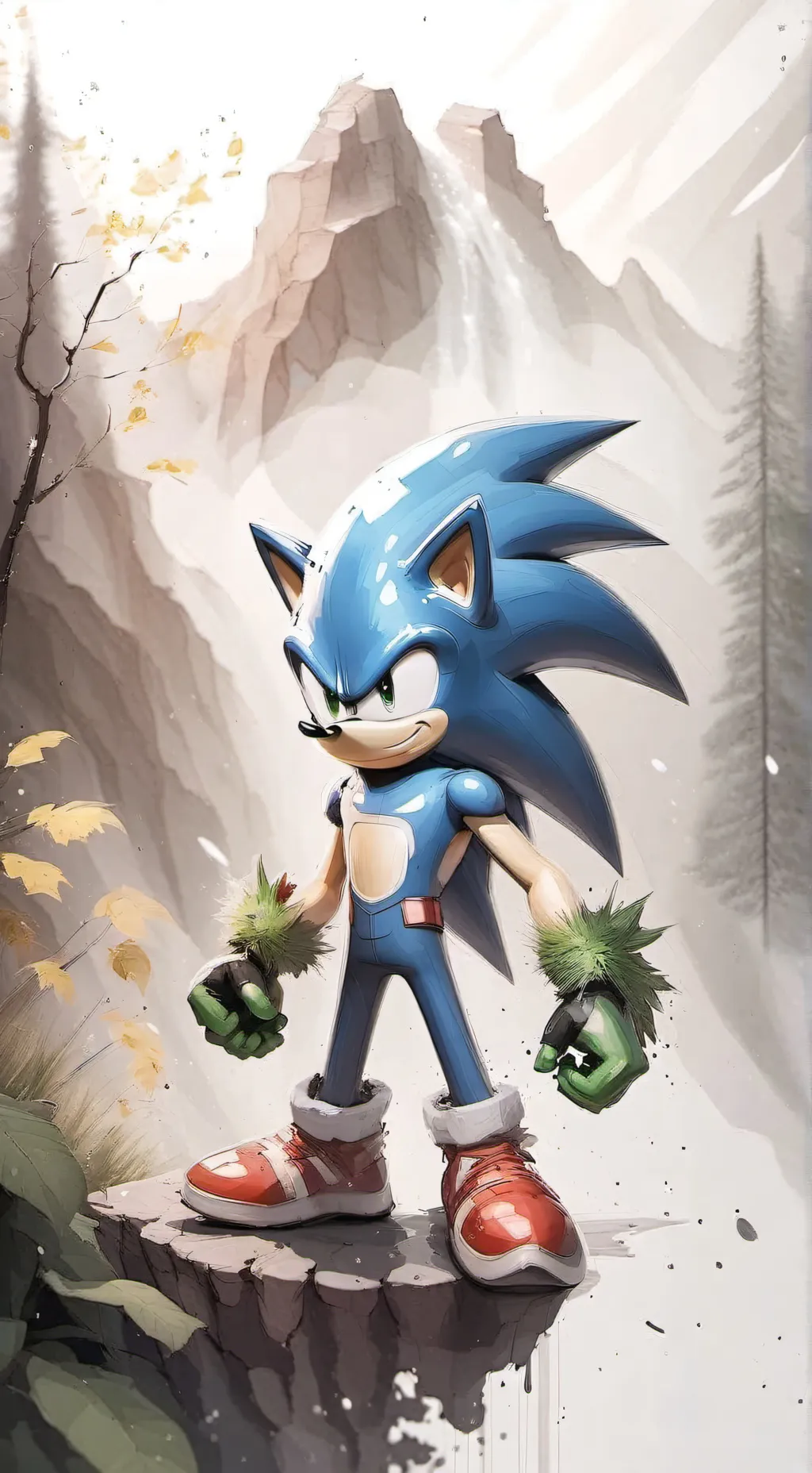 ai character: FNAS Maniac Mania background