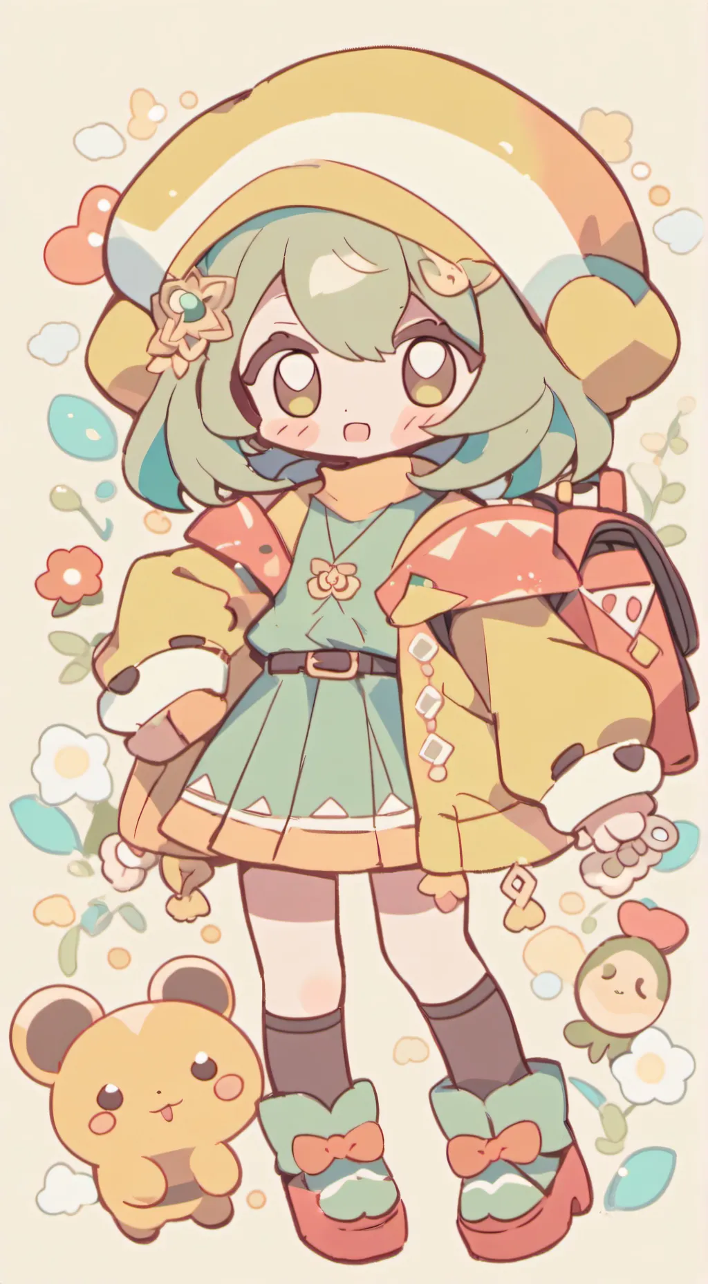 ai character: Irl swap au! background