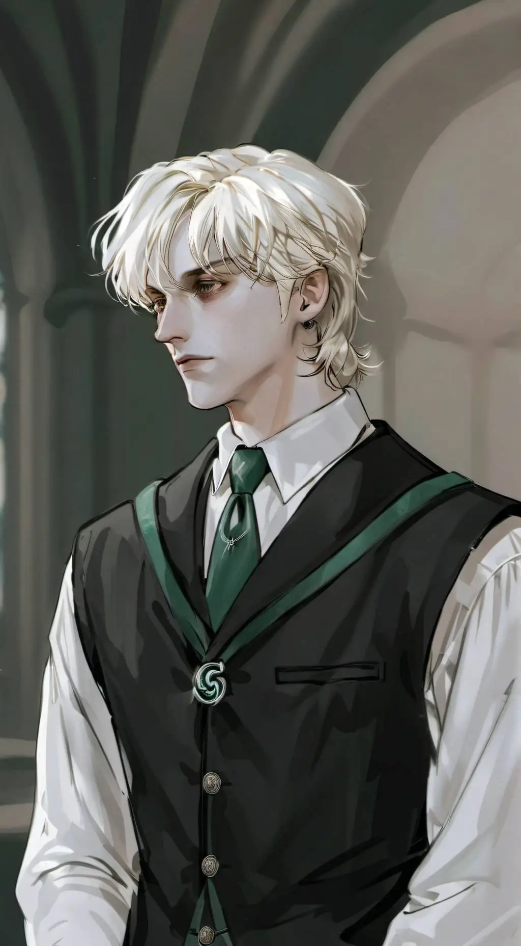ai character: 🐍Draco Malfoy🐍 background