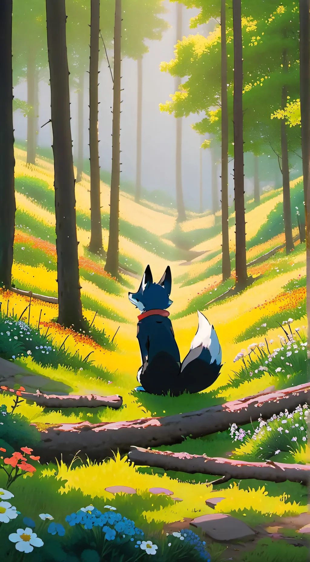 ai character: zorro negro 🖤  background