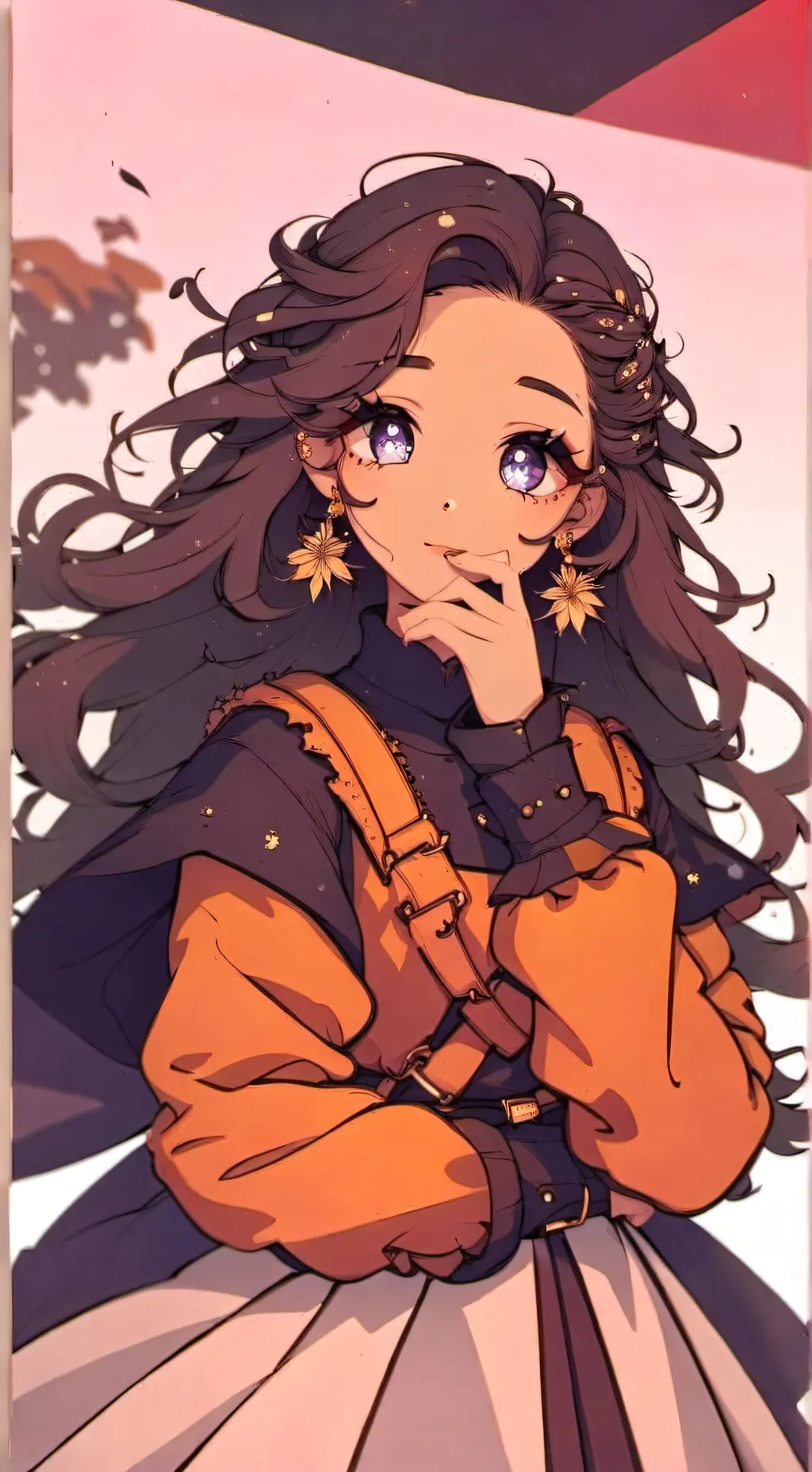 ai character: 𖤐Gabriela𖤐 background