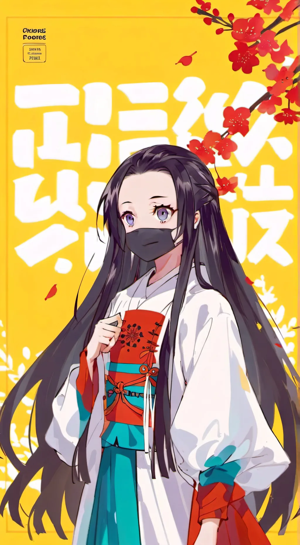 ai character: nezuko background
