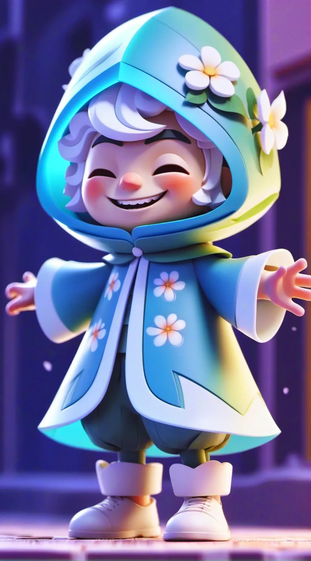ai character: Dandys world! background