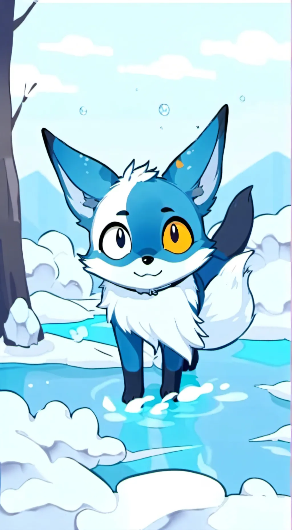 Talkie AI - Chat with bluey fox