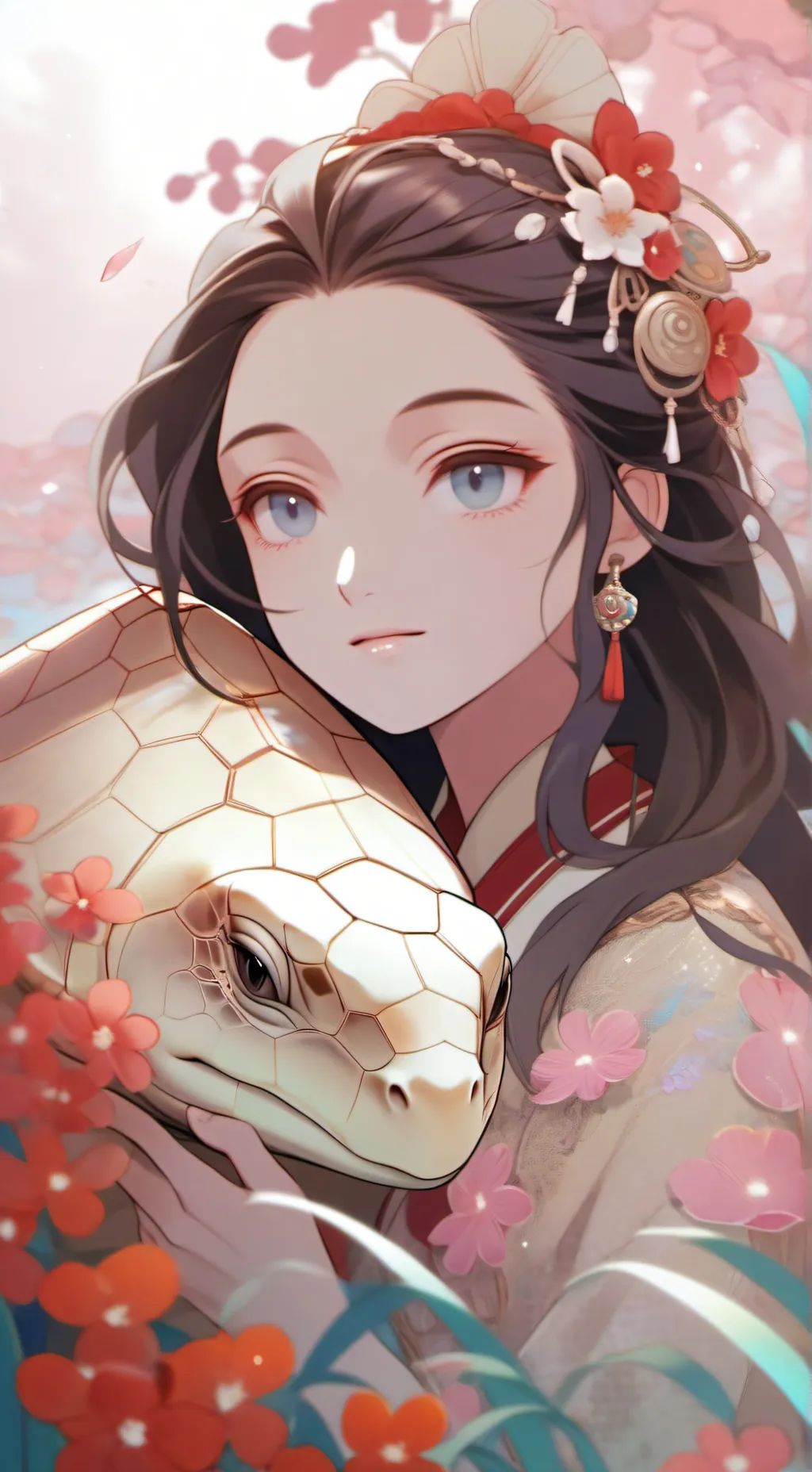 ai character: Akari background