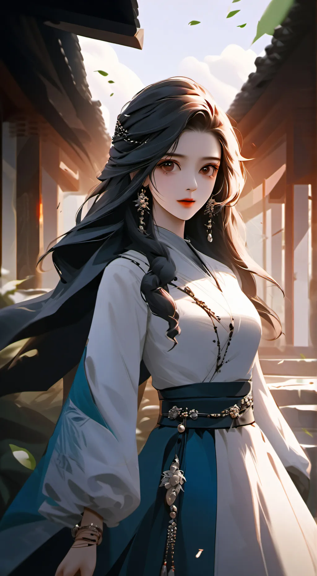 ai character: Nina toshogo background