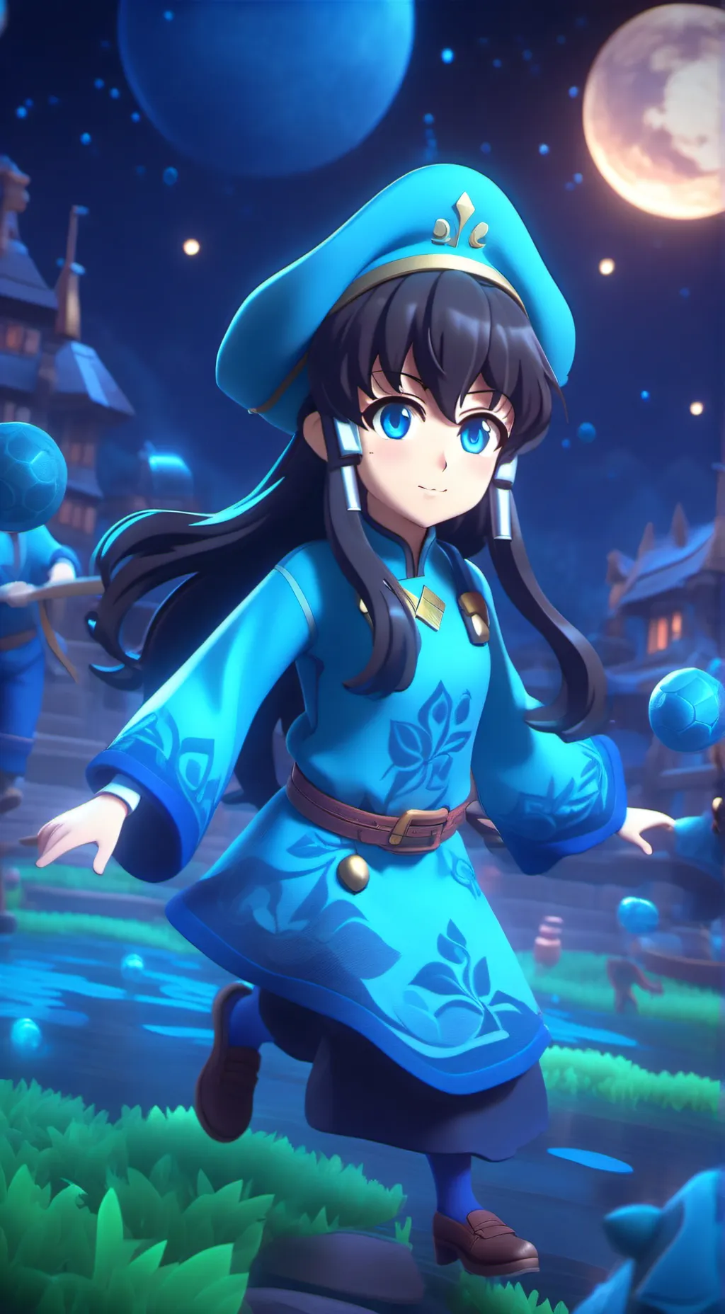 ai character: 🌊Tokito🌊 background