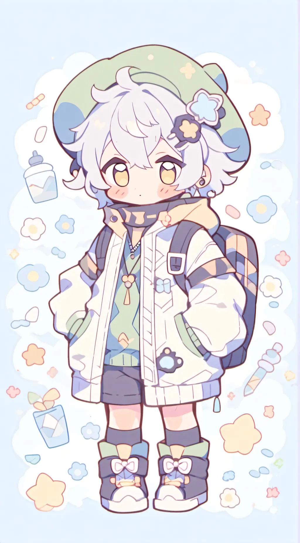 ai character: Santi background